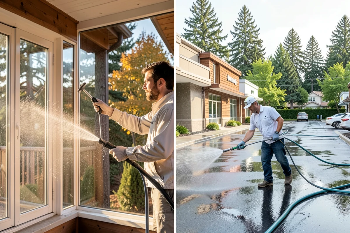 Trash Can Cleaning in Gig Harbor, Pierce County, WA - Empty and pre-rinse the interior and exterior