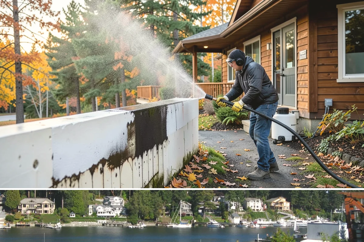 Trash Can Cleaning in Gig Harbor, Pierce County, WA - Warmer months bring the strongest odors, making late spring and summer the best time for bin cleaning.