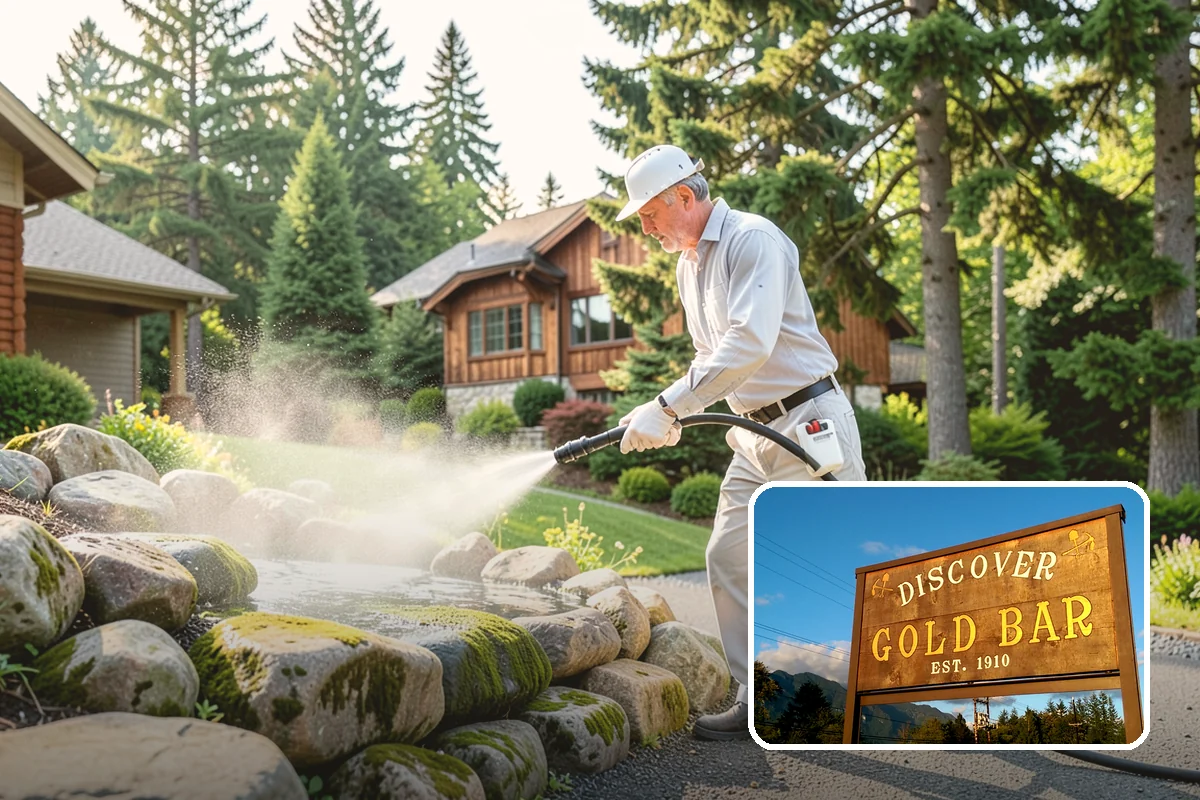 Trash Can Cleaning in Gold Bar, Snohomish County, WA - Removes caked residue from the interior and exterior