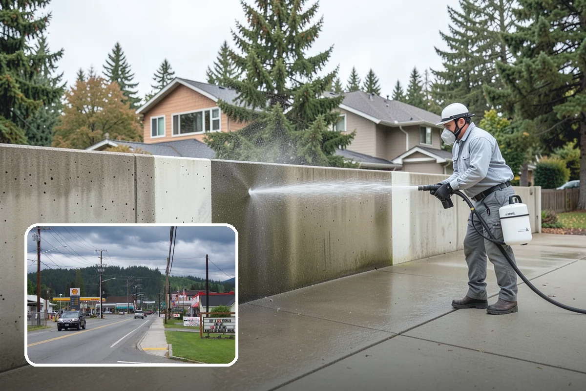 Trash Can Cleaning in Granite Falls, Snohomish County, WA - Removes caked residue from the interior and exterior