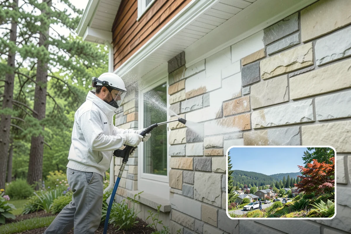 Trash Can Cleaning in Index, Snohomish County, WA - Removes caked residue from the interior and exterior