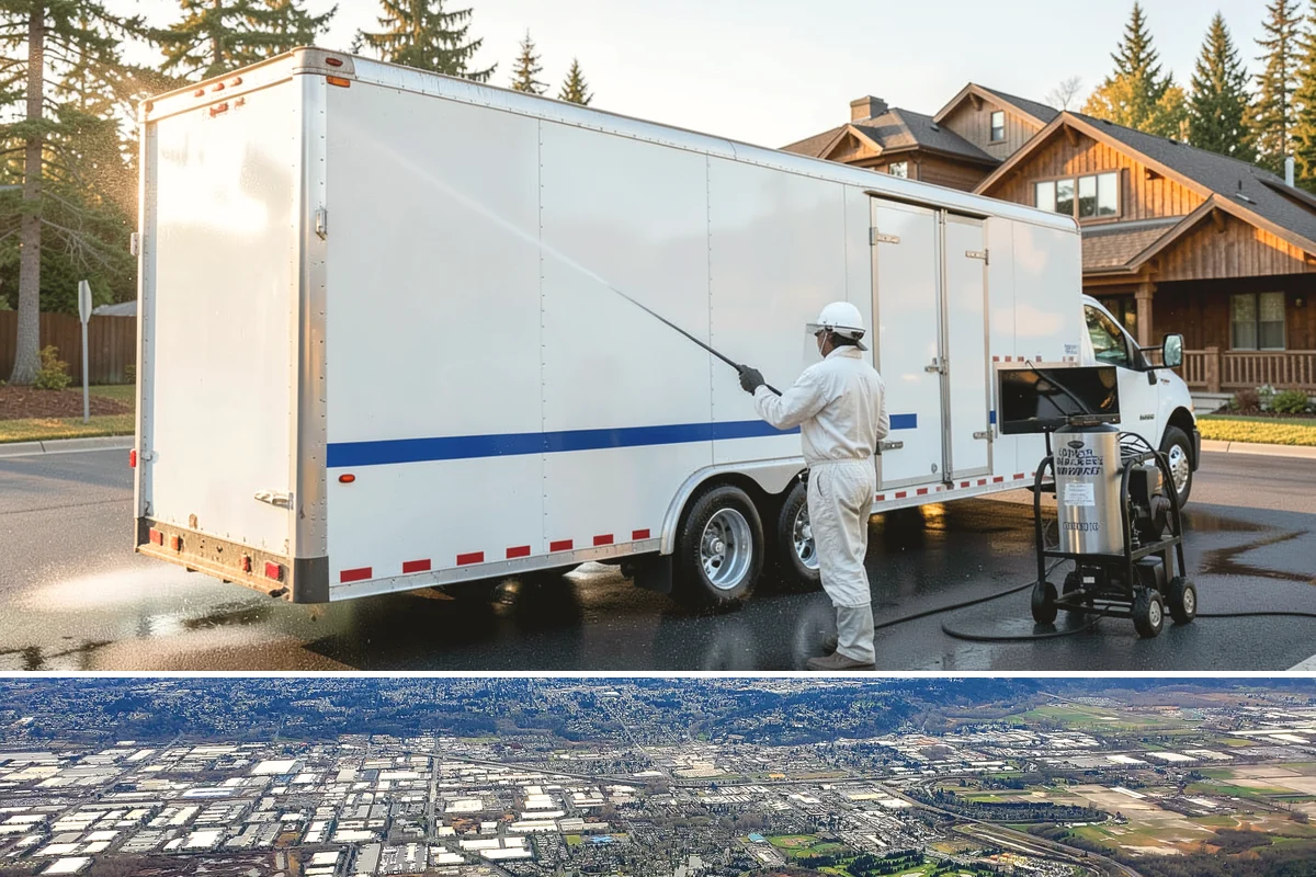 Trash Can Cleaning in Kent, King County, WA - Warmer months bring the strongest odors, making late spring and summer the best time for bin cleaning.