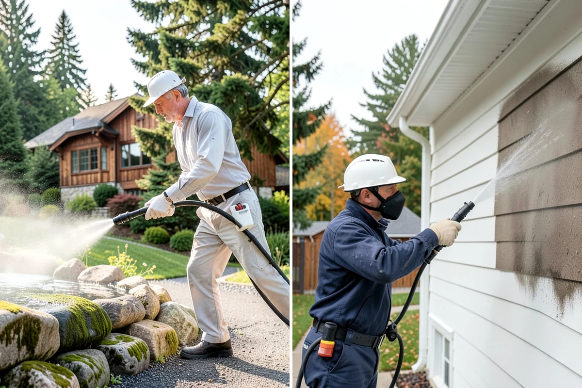 Trash Can Cleaning in Lakewood, Pierce County, WA - Empty and pre-rinse the interior and exterior