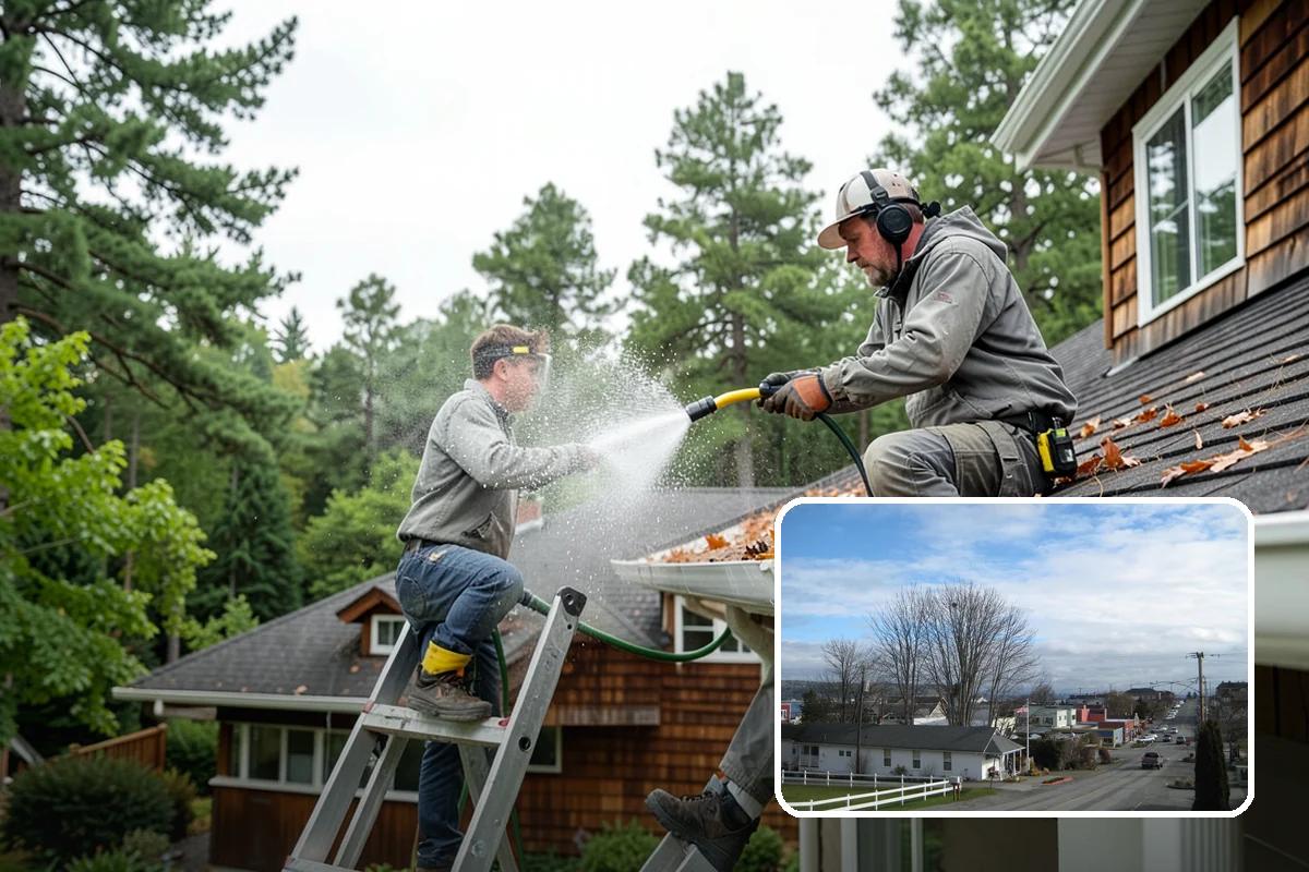 Trash Can Cleaning in Langley, Island County, WA - Removes caked residue from the interior and exterior
