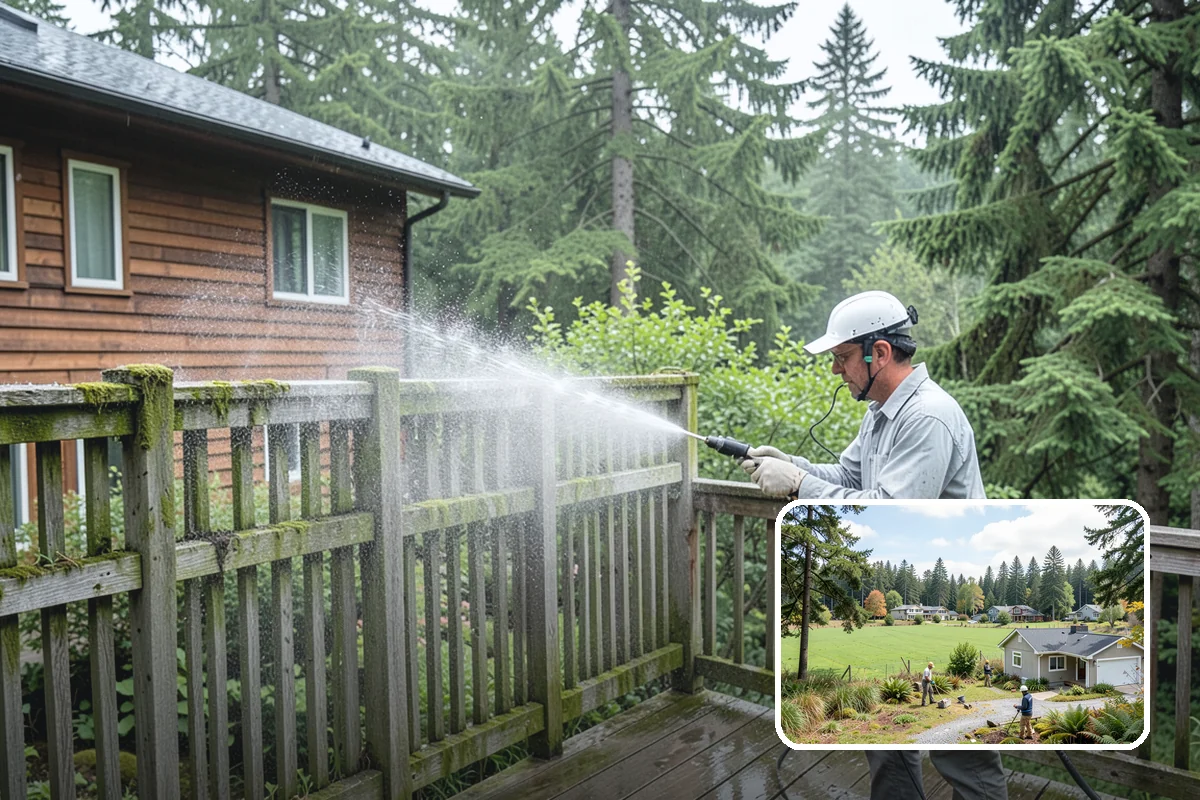 Trash Can Cleaning in Lyman, Skagit County, WA - Removes caked residue from the interior and exterior