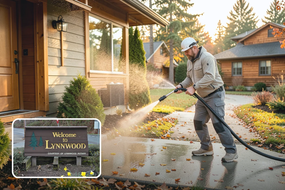 Trash Can Cleaning in Lynnwood, Snohomish County, WA - Removes caked residue from the interior and exterior