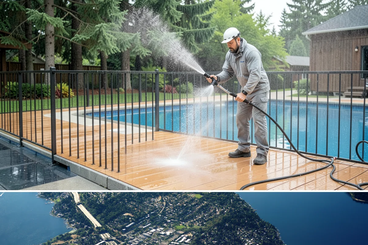 Trash Can Cleaning in Mercer Island, King County, WA - Warmer months bring the strongest odors, making late spring and summer the best time for bin cleaning.