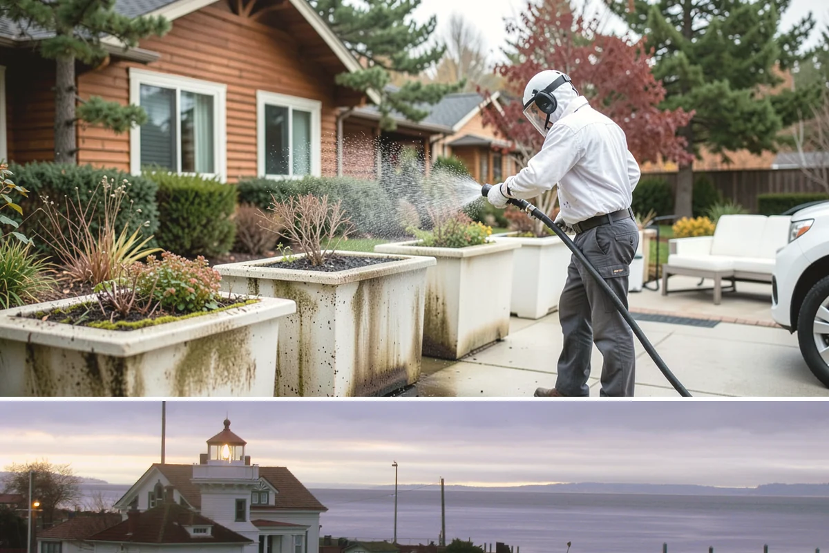 Trash Can Cleaning in Mukilteo, Snohomish County, WA - Warmer months bring the strongest odors, making late spring and summer the best time for bin cleaning.