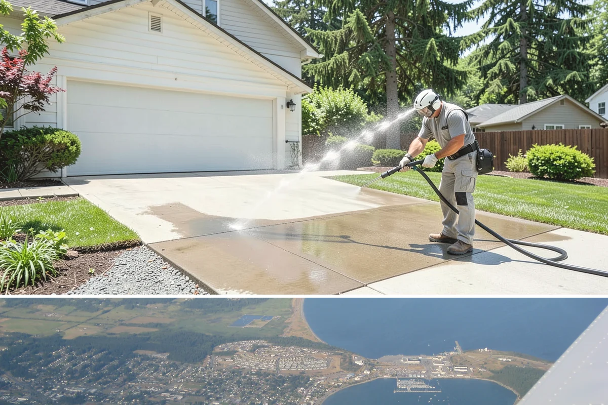 Trash Can Cleaning in Oak Harbor, Island County, WA - Warmer months bring the strongest odors, making late spring and summer the best time for bin cleaning.