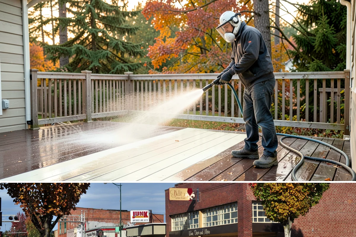 Trash Can Cleaning in Puyallup, Pierce County, WA - Warmer months bring the strongest odors, making late spring and summer the best time for bin cleaning.