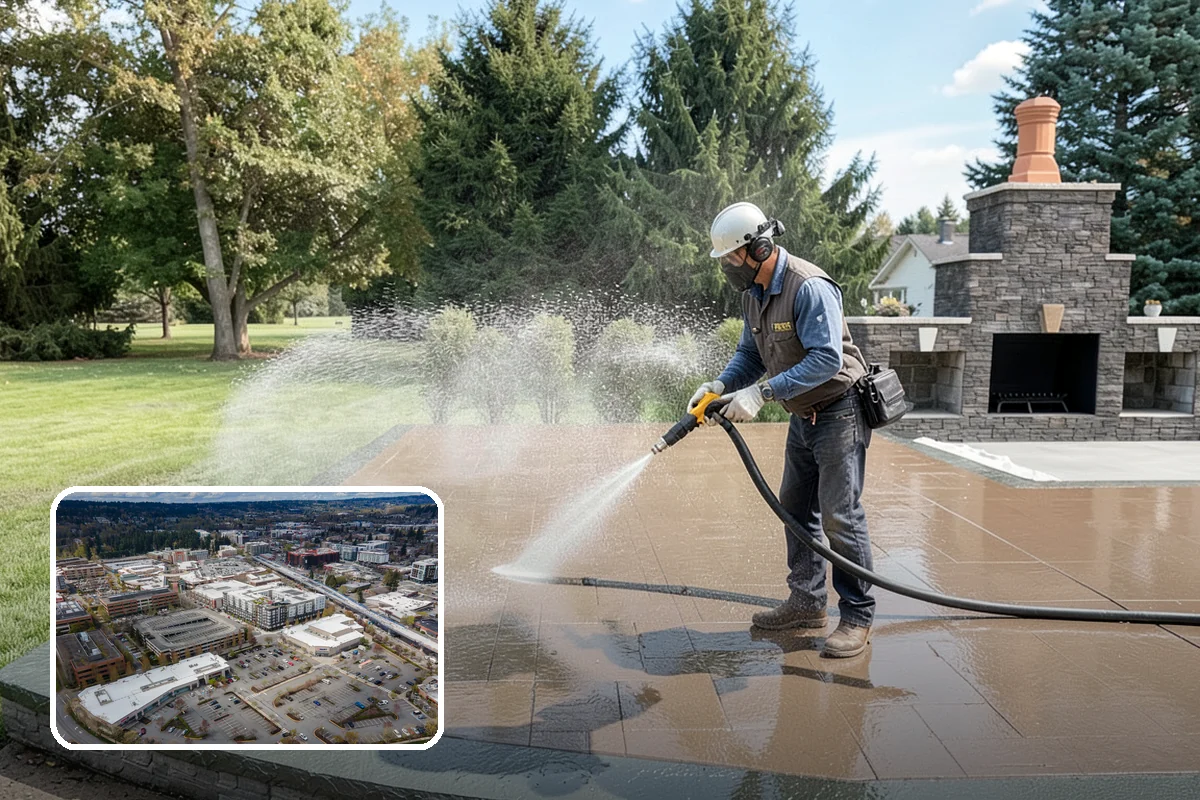 Trash Can Cleaning in Redmond, King County, WA - Removes caked residue from the interior and exterior