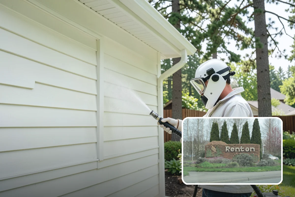 Trash Can Cleaning in Renton, King County, WA - Removes caked residue from the interior and exterior