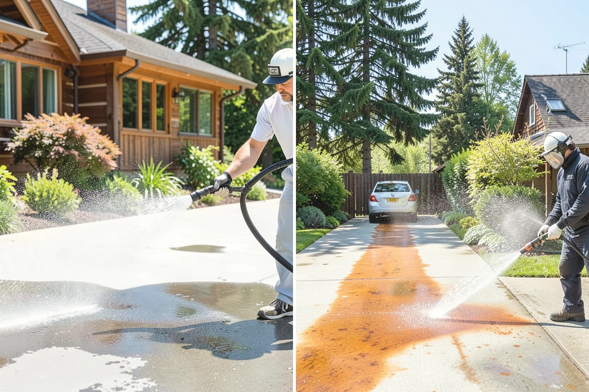 Trash Can Cleaning in Ruston, Pierce County, WA - Empty and pre-rinse the interior and exterior