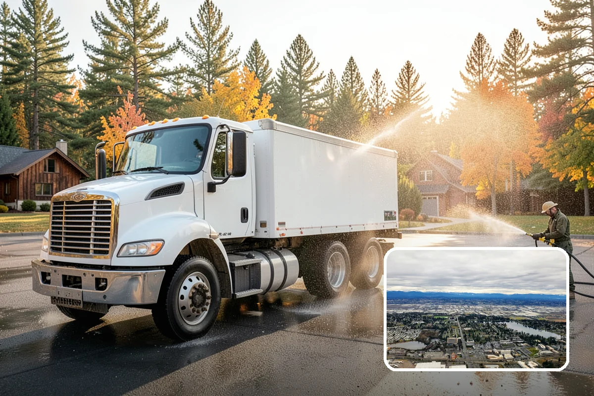 Trash Can Cleaning in SeaTac, King County, WA - Removes caked residue from the interior and exterior