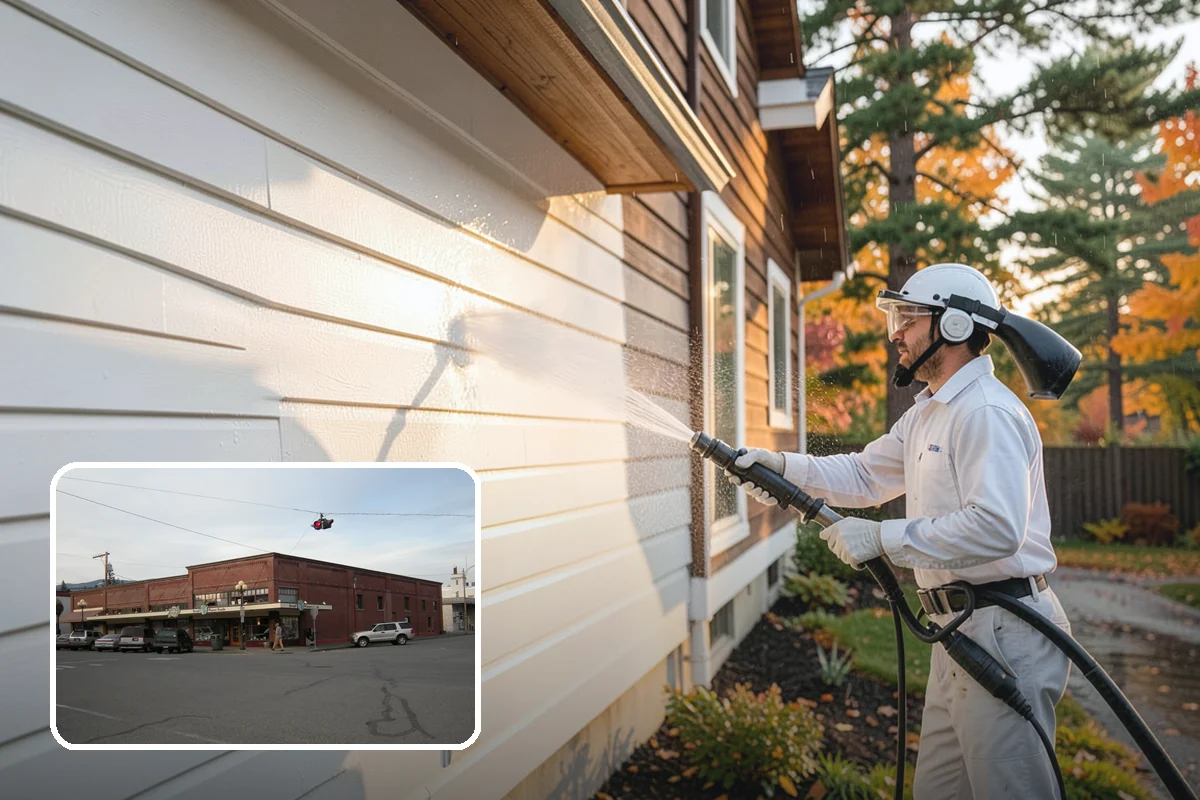 Trash Can Cleaning in Sedro-Woolley, Skagit County, WA - Removes caked residue from the interior and exterior