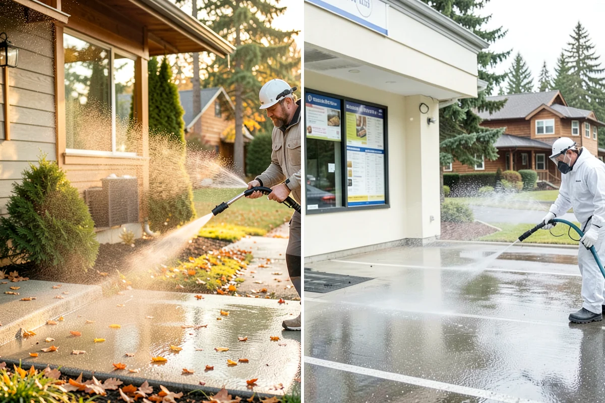 Trash Can Cleaning in Shoreline, King County, WA - Empty and pre-rinse the interior and exterior