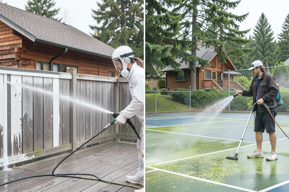 Trash Can Cleaning in South Prairie, Pierce County, WA - Empty and pre-rinse the interior and exterior