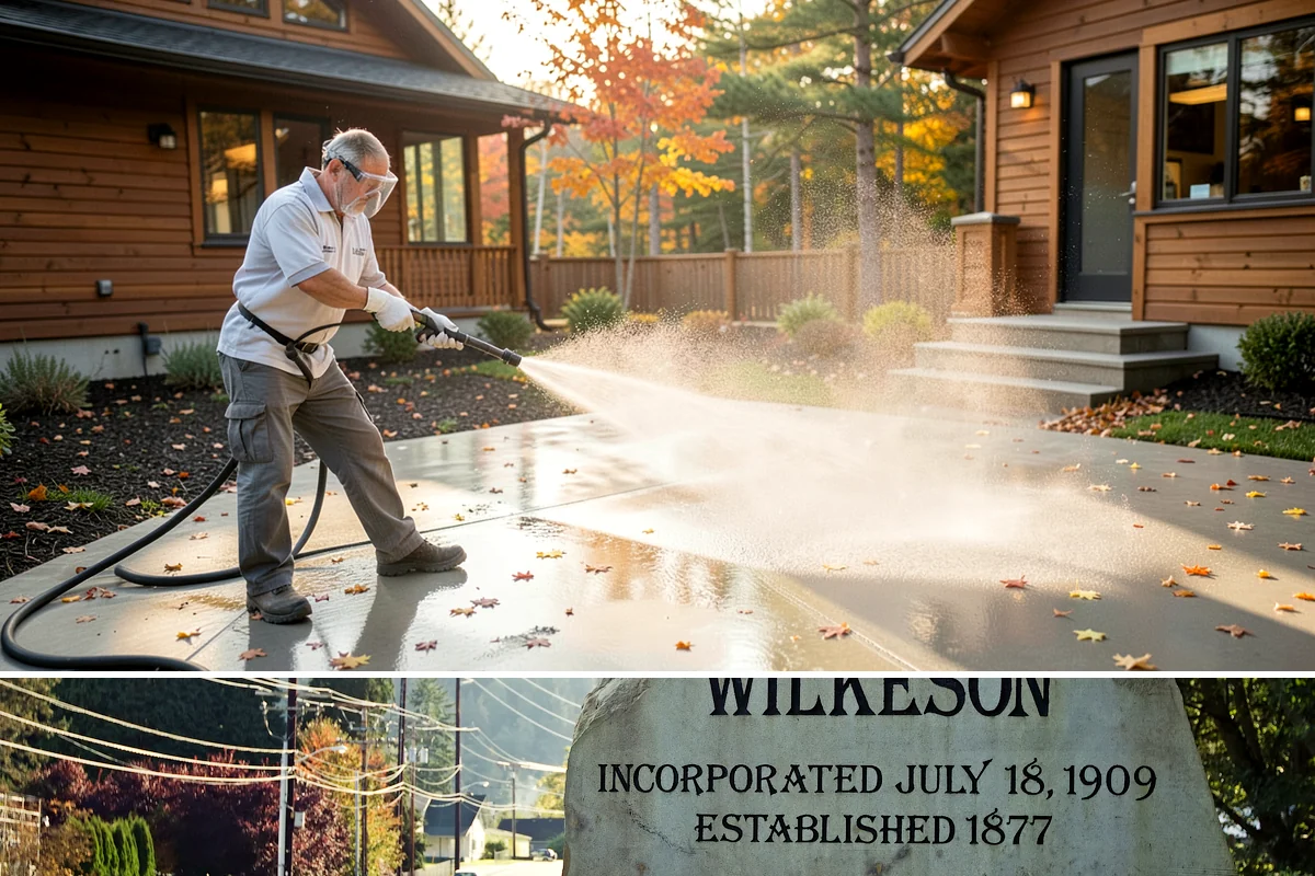 Trash Can Cleaning in Wilkeson, Pierce County, WA - Warmer months bring the strongest odors, making late spring and summer the best time for bin cleaning.