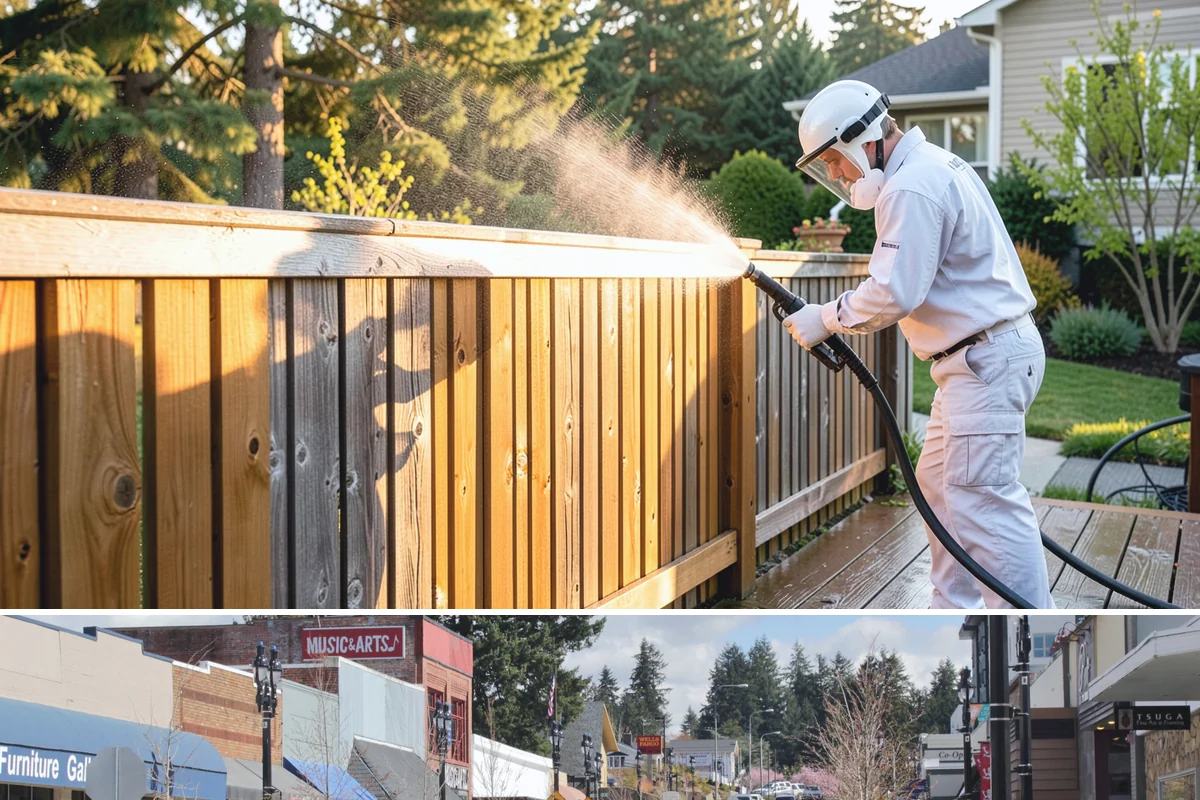 Trellis Cleaning in Bothell, King County, WA - Wash trellises in early spring before climbers fill in, when the grid is open and easy to reach.