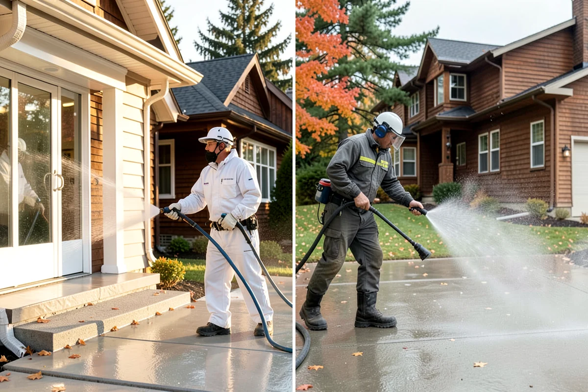 Trellis Cleaning in DuPont, Pierce County, WA - Inspect the trellis grid and note fragile sections