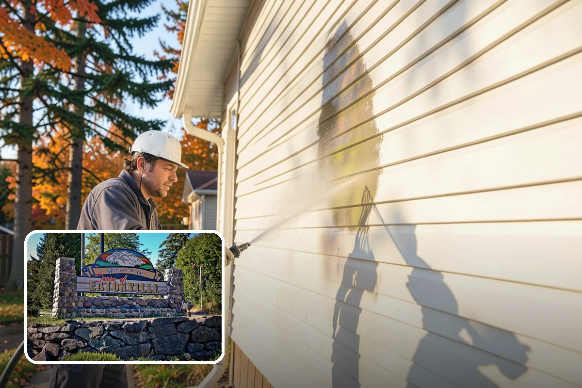 Trellis Cleaning in Eatonville, Pierce County, WA - Clears algae and cobwebs from tight lattice crossings
