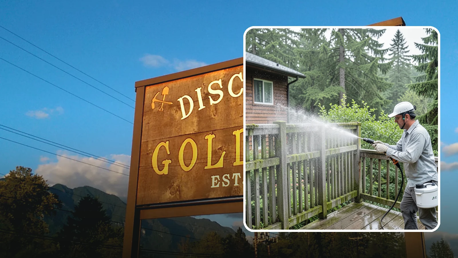 Trellis Cleaning in Gold Bar, Snohomish County, WA - We clean garden trellises to clear algae, cobwebs, and grime from the tight lattice grid that plants climb.