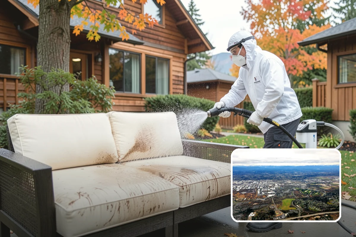 Trellis Cleaning in Kent, King County, WA - Clears algae and cobwebs from tight lattice crossings