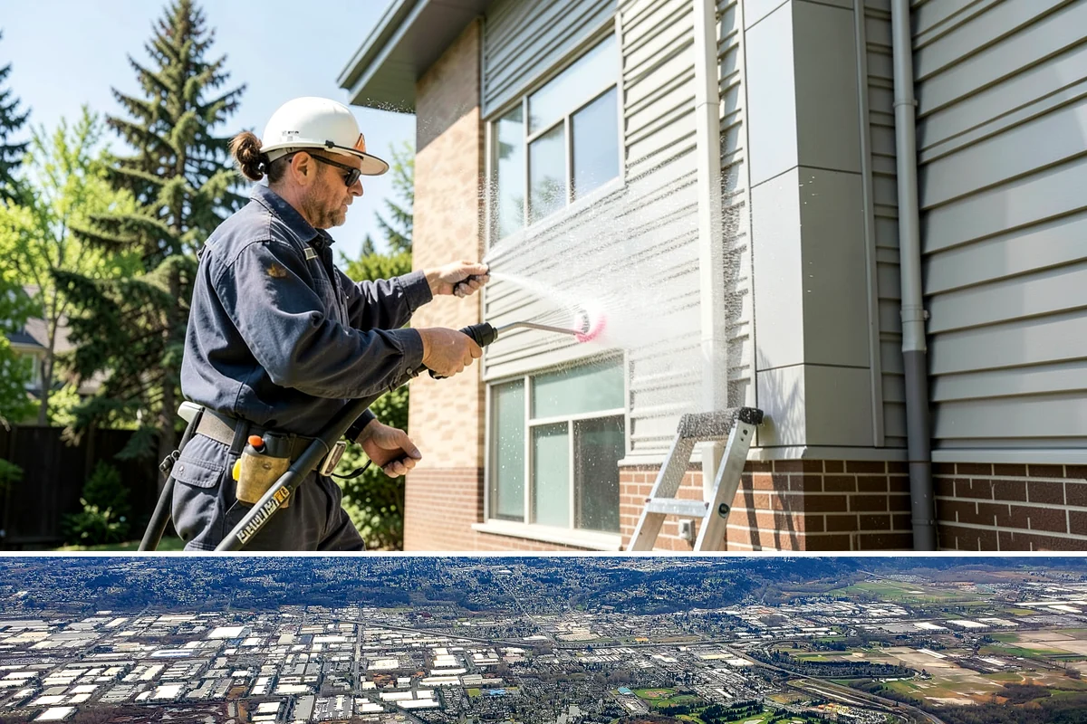 Trellis Cleaning in Kent, King County, WA - Wash trellises in early spring before climbers fill in, when the grid is open and easy to reach.