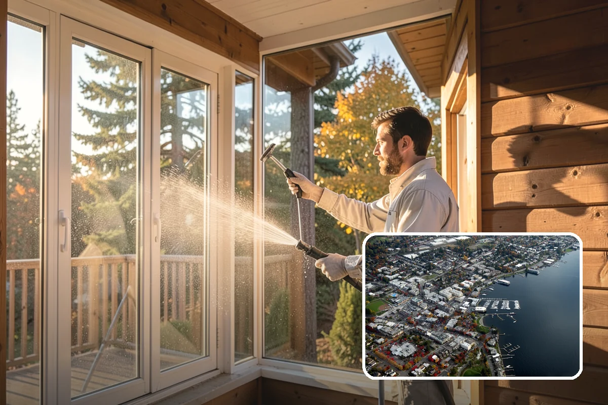 Trellis Cleaning in Kirkland, King County, WA - Clears algae and cobwebs from tight lattice crossings