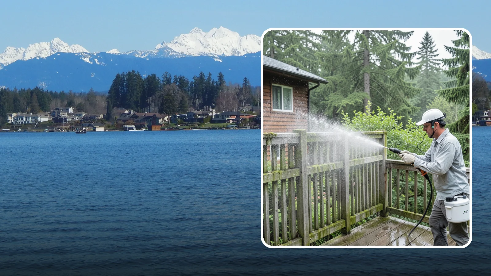 Trellis Cleaning in Lake Stevens, Snohomish County, WA - We clean garden trellises to clear algae, cobwebs, and grime from the tight lattice grid that plants climb.