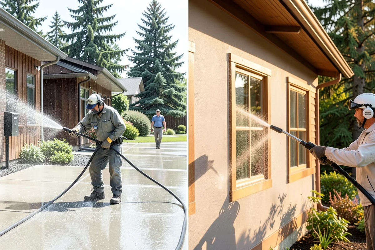 Trellis Cleaning in Lakewood, Pierce County, WA - Inspect the trellis grid and note fragile sections