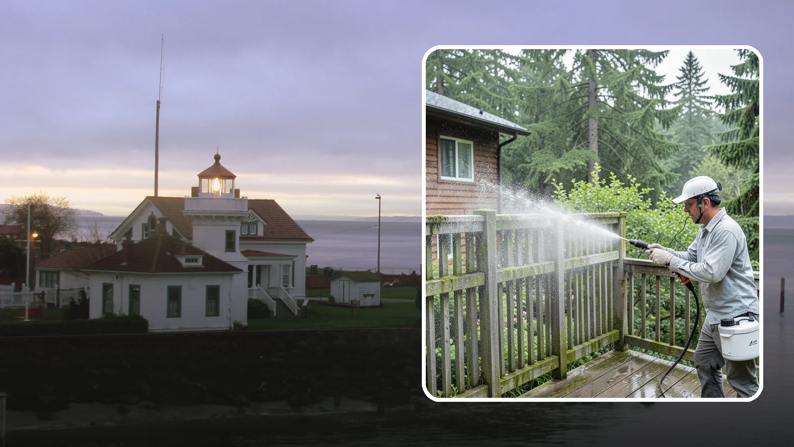 Trellis Cleaning in Mukilteo, Snohomish County, WA - We clean garden trellises to clear algae, cobwebs, and grime from the tight lattice grid that plants climb.