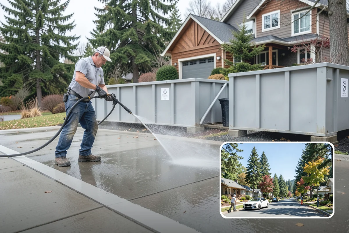 Trellis Cleaning in Orting, Pierce County, WA - Clears algae and cobwebs from tight lattice crossings