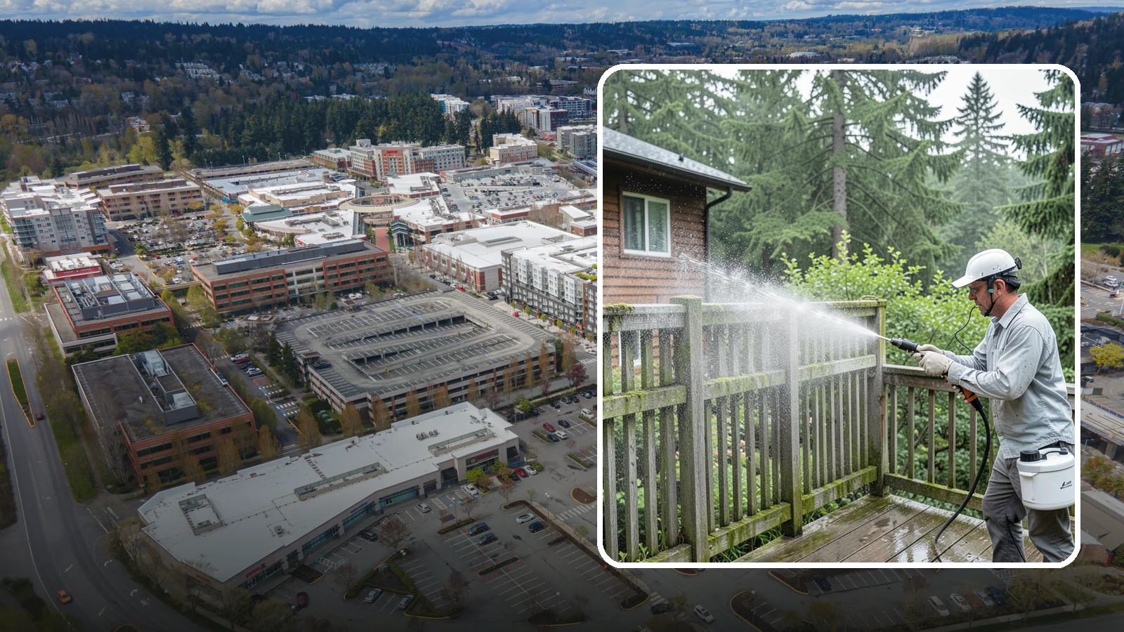 Trellis Cleaning in Redmond, King County, WA - We clean garden trellises to clear algae, cobwebs, and grime from the tight lattice grid that plants climb.