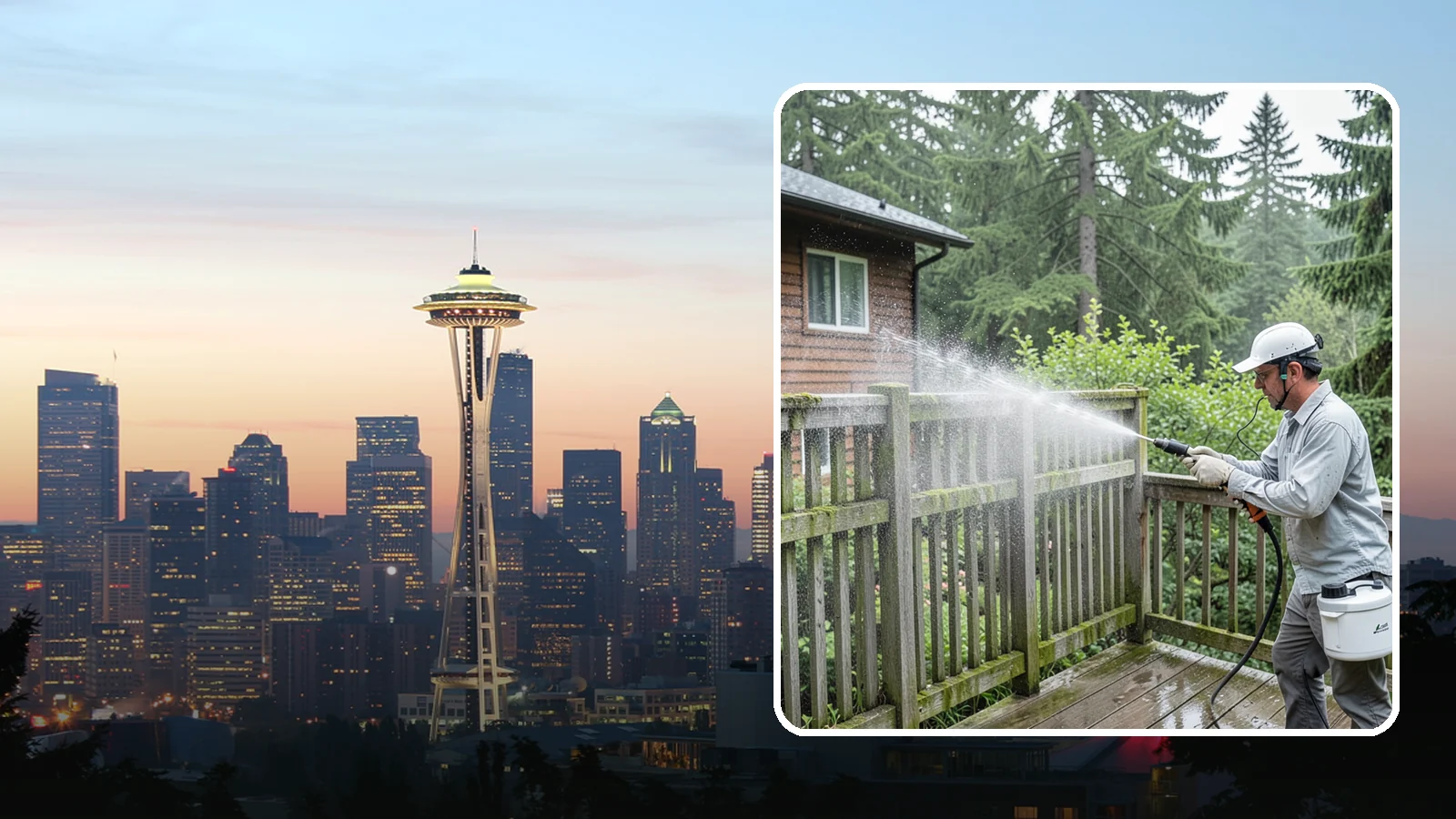 Trellis Cleaning in Seattle, King County, WA - We clean garden trellises to clear algae, cobwebs, and grime from the tight lattice grid that plants climb.