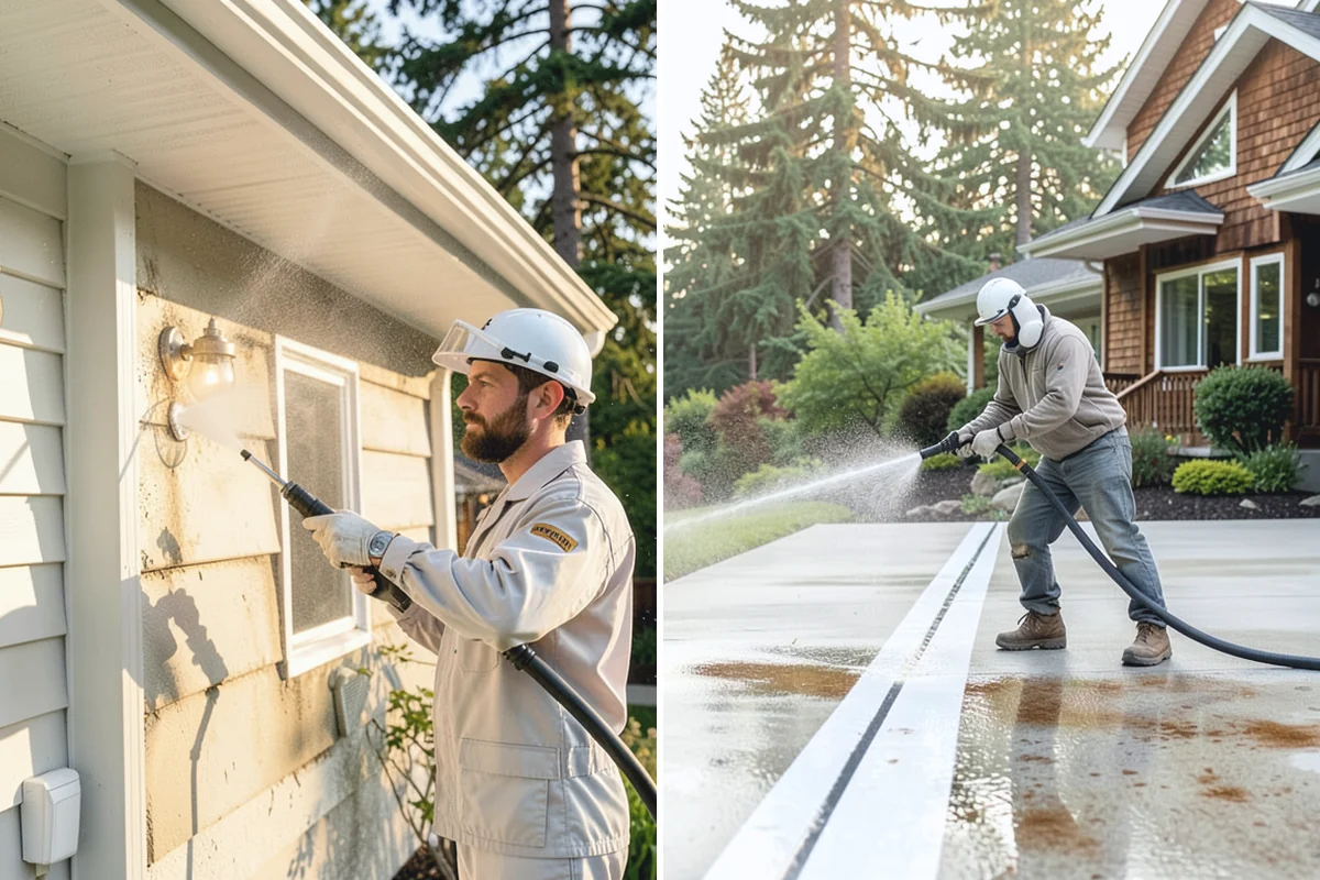 Trellis Cleaning in Wilkeson, Pierce County, WA - Inspect the trellis grid and note fragile sections