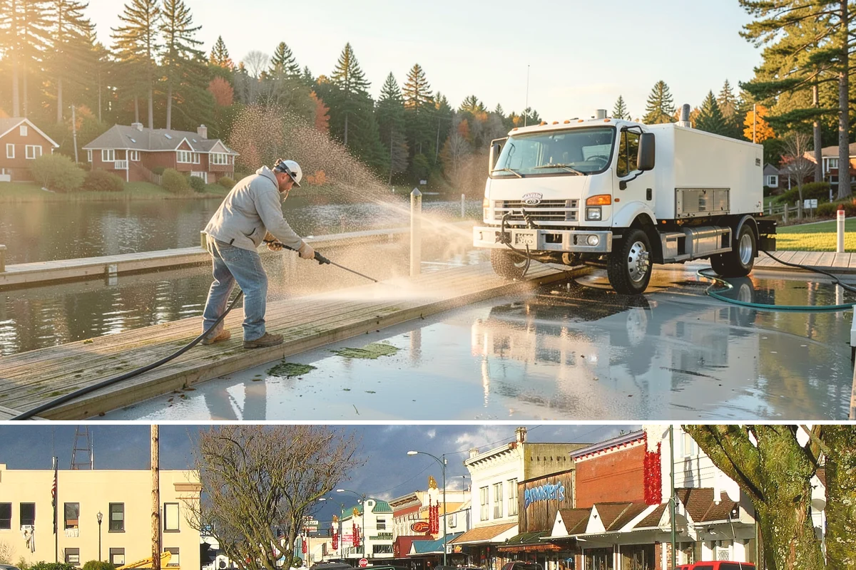 Truck Washing in Arlington, Snohomish County, WA - Muddy winter and spring conditions call for more frequent truck washes to stay presentable.