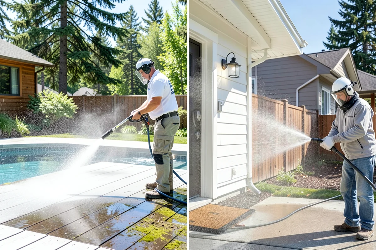 Truck Washing in Clyde Hill, King County, WA - Pre-rinse to loosen caked mud and grit
