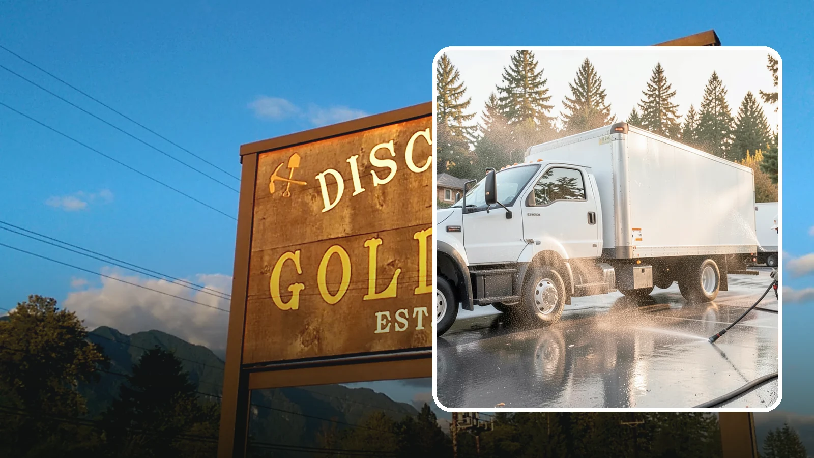 Truck Washing in Gold Bar, Snohomish County, WA - We wash work trucks and box trucks to strip the mud, road film, and grime that Washington job sites and highways pile on.