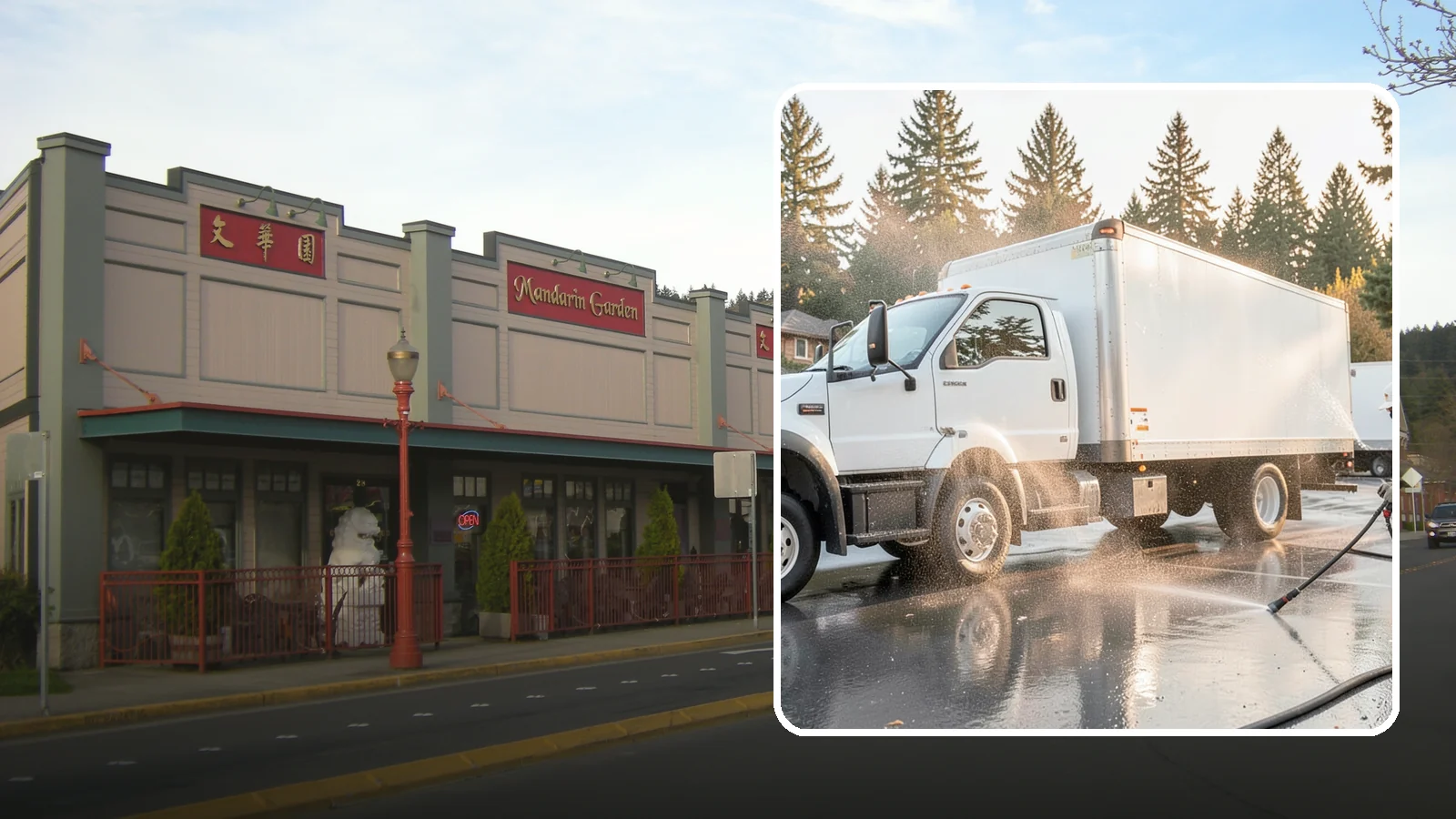 Truck Washing in Issaquah, King County, WA - We wash work trucks and box trucks to strip the mud, road film, and grime that Washington job sites and highways pile on.