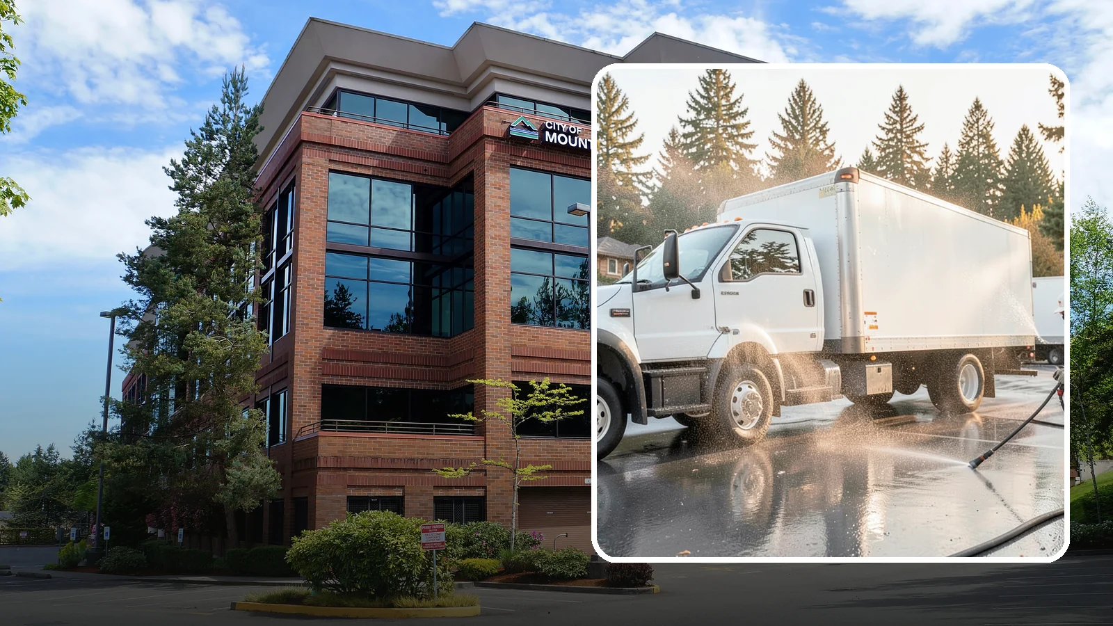 Truck Washing in Mountlake Terrace, Snohomish County, WA - We wash work trucks and box trucks to strip the mud, road film, and grime that Washington job sites and highways pile on.