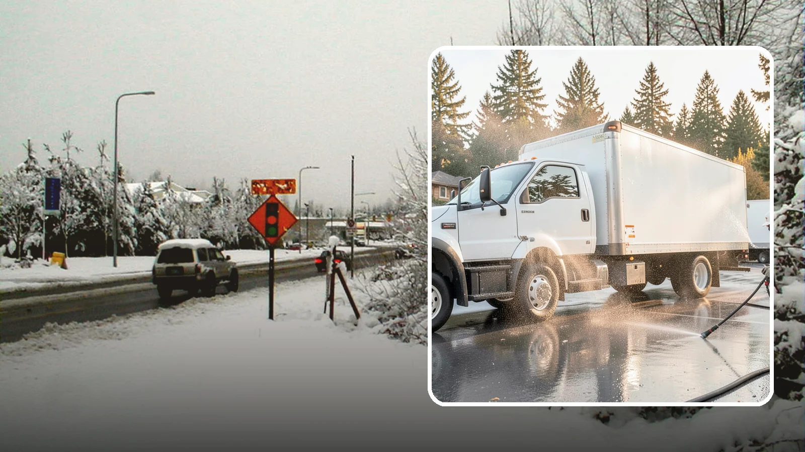 Truck Washing in Newcastle, King County, WA - We wash work trucks and box trucks to strip the mud, road film, and grime that Washington job sites and highways pile on.