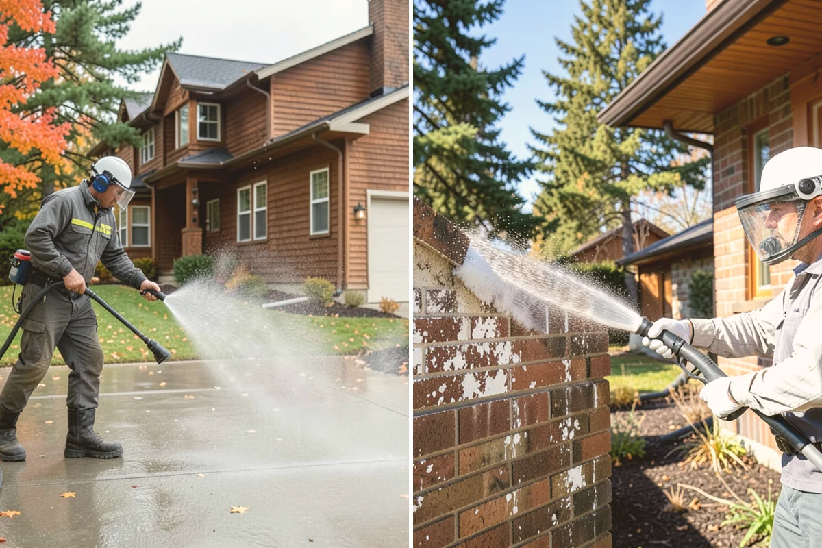 Truck Washing in Newcastle, King County, WA - Pre-rinse to loosen caked mud and grit