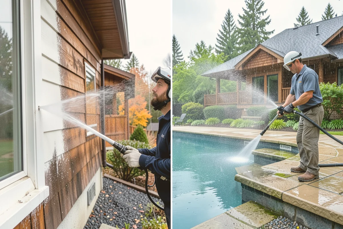 Truck Washing in Sammamish, King County, WA - Pre-rinse to loosen caked mud and grit