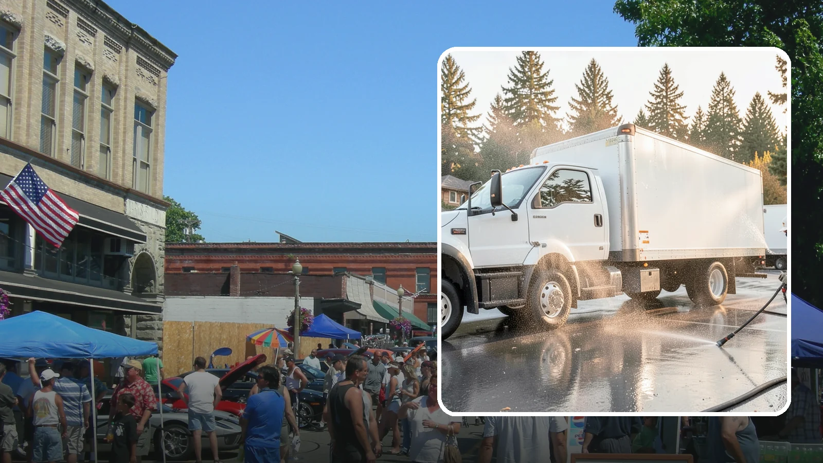 Truck Washing in Snohomish, Snohomish County, WA - We wash work trucks and box trucks to strip the mud, road film, and grime that Washington job sites and highways pile on.