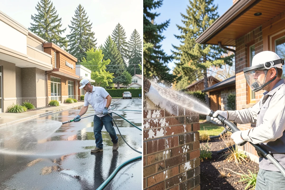 Truck Washing in Tacoma, Pierce County, WA - Pre-rinse to loosen caked mud and grit