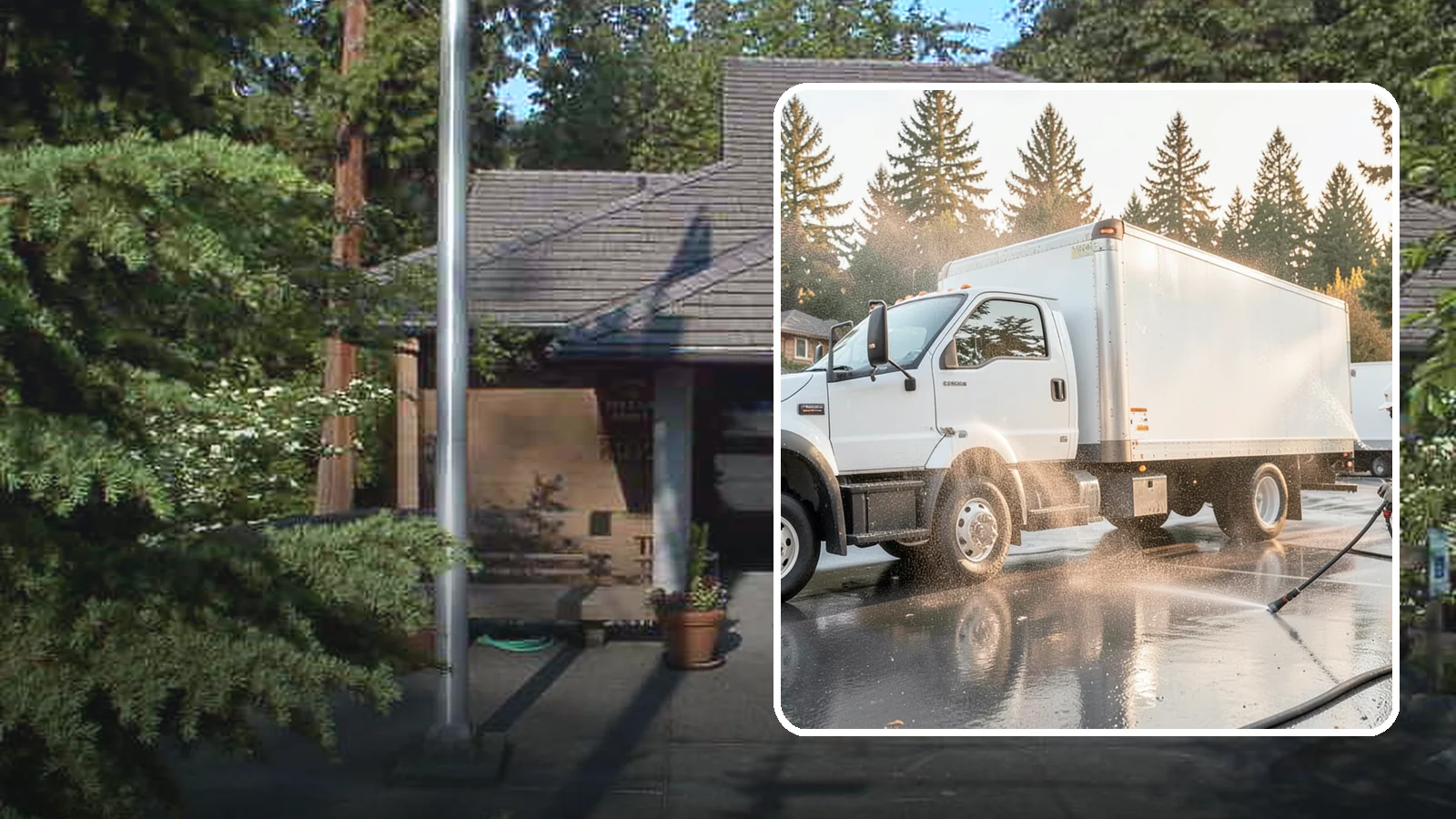 Truck Washing in Yarrow Point, King County, WA - We wash work trucks and box trucks to strip the mud, road film, and grime that Washington job sites and highways pile on.