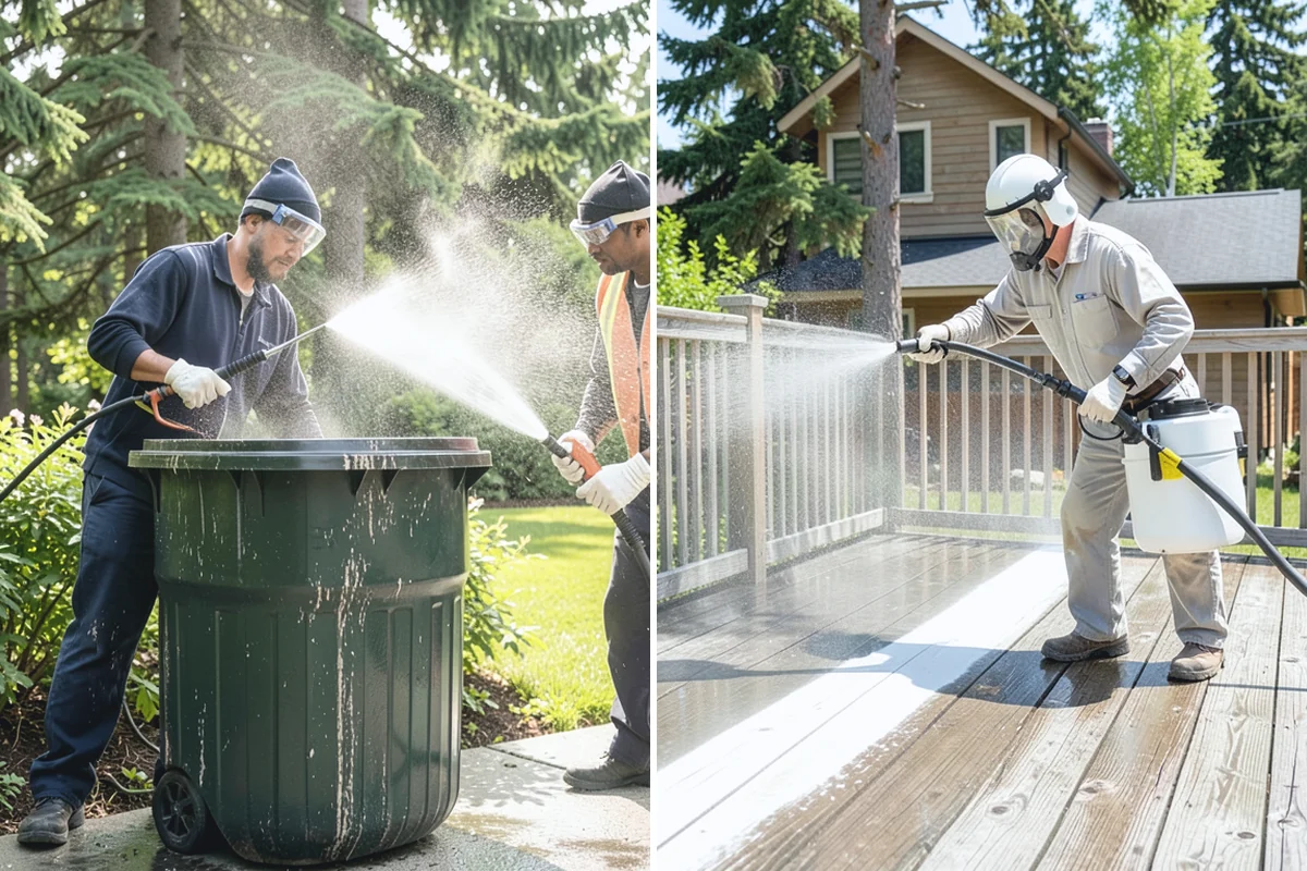 Umbrella Cleaning in Auburn, King County, WA - Open the umbrella fully and brush off loose debris