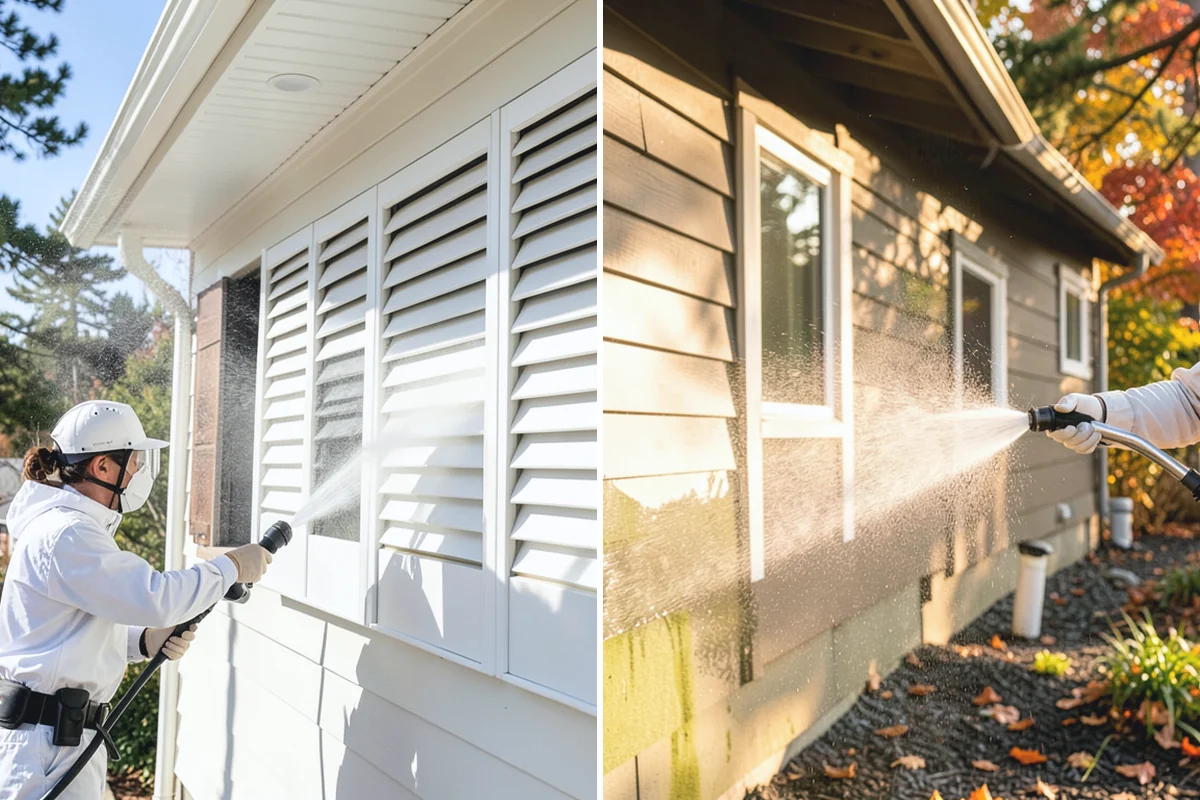 Umbrella Cleaning in Bonney Lake, Pierce County, WA - Open the umbrella fully and brush off loose debris
