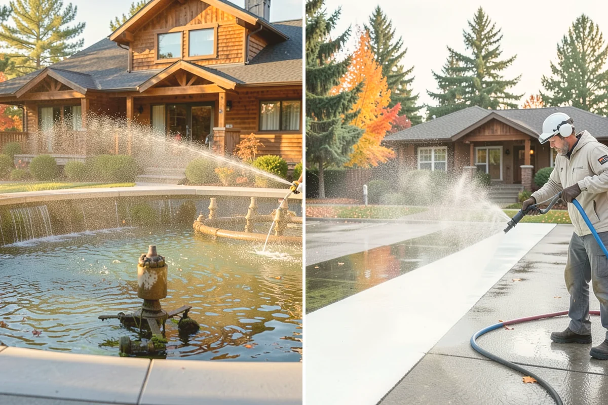Umbrella Cleaning in Bothell, King County, WA - Open the umbrella fully and brush off loose debris